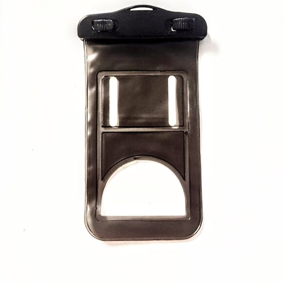 2 Pack Waterproof Universal Cell Phone Pouch (Lanyard & Arm Band) ~ Blue & Clear - Picture 6 of 9